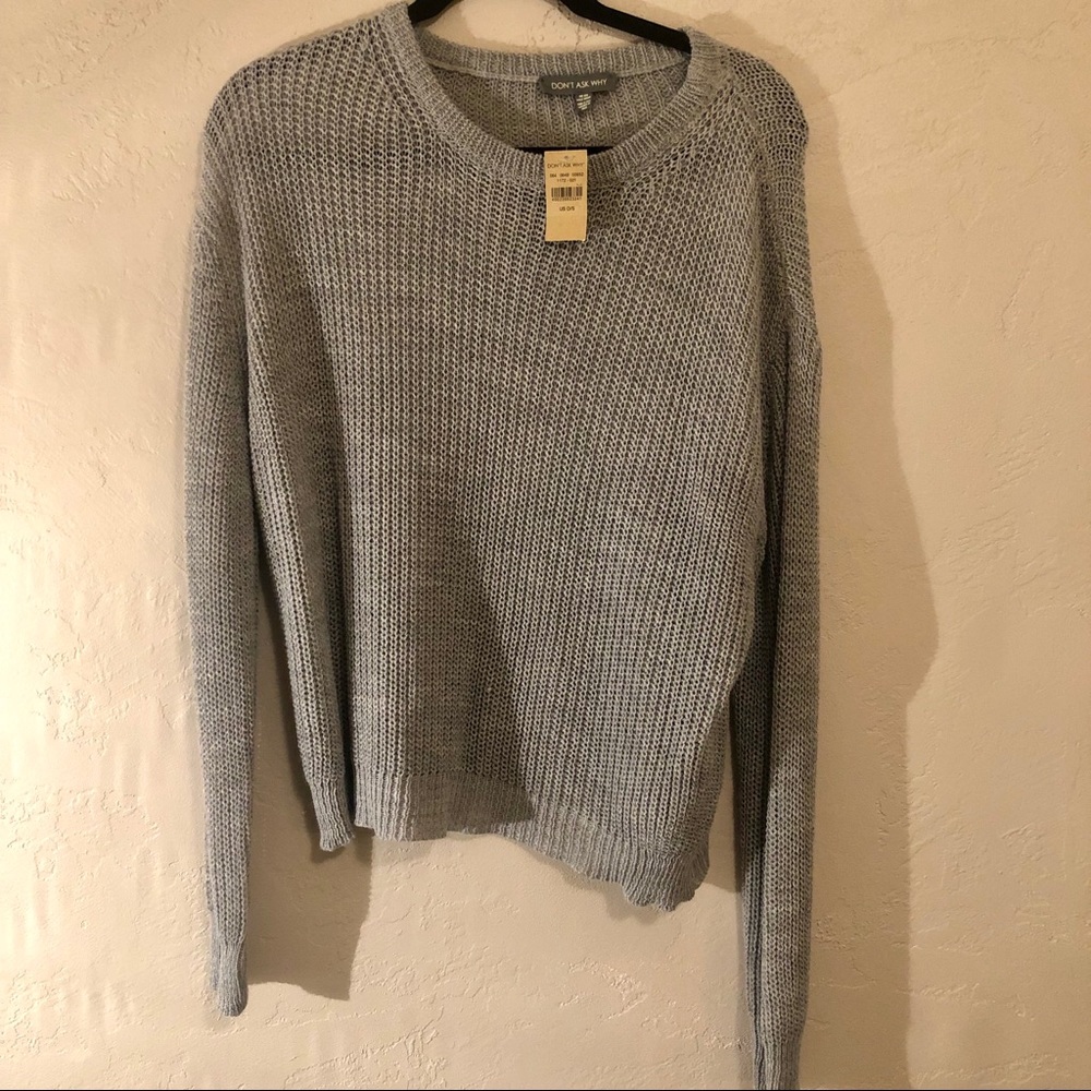 American Eagle Outfitters Grey Sweater NEW W TAGS